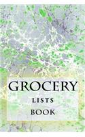 Grocery Lists Book