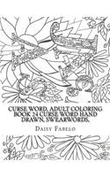 Curse Word, Adult Coloring book 24 Curse word hand drawn, swearwords,