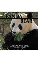Panda Bear Calendar 2017: 16 Month Calendar