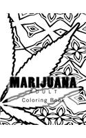 Marijuana Adult Coloring Book