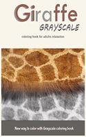 Giraffe Grayscale Coloring Book for Adults Relaxation