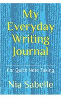 My Everyday Writing Journal