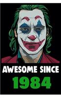 Joker Comic Notebook 1984 Joker Notebook University Graduation gift