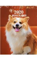 2020 Weekly Planner: Cute Pembroke Welsh Corgi Week by Week Organizer