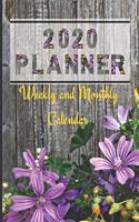2020 Planner Weekly and Monthly Calendar