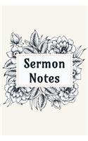 Sermon Notes: Sermon Notes Journal. An Inspirational Worship Tool To Record, Remember And Reflect on each week's sermon