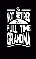 I'm Not Retired I'm a Full Time Grandma: Menu Planner