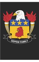 Depew: Depew Coat of Arms and Family Crest Notebook Journal (6 x 9 - 100 pages)