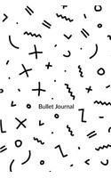 Bullet Journal: Minimal Design Bullet Journal - 120-Page 1/4 Inch Dot Grid Minimal Pattern Notebook - 6 X 9 Perfect Bound Paperback