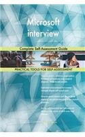 Microsoft interview: Complete Self-Assessment Guide