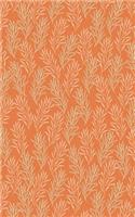 Desert Orange Botanic - Lined Notebook with Margins - 5x8