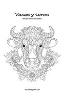 Vacas y toros libro para colorear para adultos 1