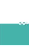 Cool Green Dot Grid Notebook: Perfect Journal For Bullet Style Note Keeping