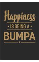 Happiness Is Being a Bumpa: Grandpa Memory Journal Blank Lined Note Book Father's Day Men Gift 104 Pages