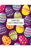 Easter Sketchbook: Blank Pages, Sketch, Draw and Paint
