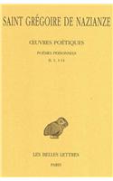 Gregoire de Nazianze, Oeuvres Poetiques