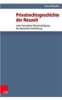 Privatrechtsgeschichte Der Neuzeit