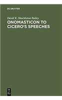 Onomasticon to Ciceros Speeches