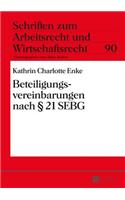 Beteiligungsvereinbarungen Nach § 21 Sebg