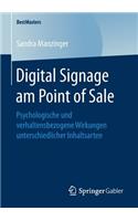 Digital Signage Am Point of Sale
