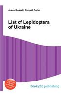 List of Lepidoptera of Ukraine