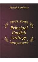 Principal English writings