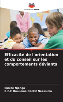 Efficacité de l'orientation et du conseil sur les comportements déviants