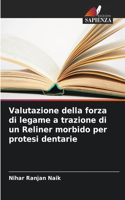 Valutazione della forza di legame a trazione di un Reliner morbido per protesi dentarie