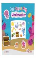 Peel, Stick, and Play Underwater Reusable Puffy Stickers Book for Kids â€“ Interactive Activity Book with 100+ Stickers for Endless Ocean-Themed Fun â€“ Educational & Mess-Free Play for Toddlers & Preschoolers
