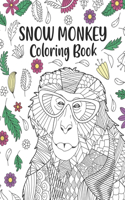 Snow Monkey Coloring Book