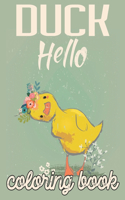 Duck Hello Coloring Book