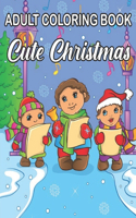 Adult Coloring Book Cute Christmas