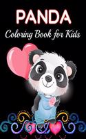 Panda coloring book for kids