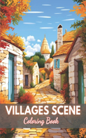 Villages Scene Coloring Book