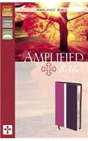 Amplified Bible-Am: Amplified Bible Dark Orchid / Deep Plum Italian Duo-Tone