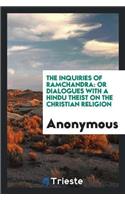 Inquiries of Ramchandra