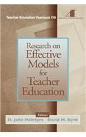 Research on Effective Models for Teacher Education