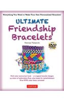 Ultimate Friendship Bracelets Kit: (DVD; 64 page Color Book; 14 Skeins of embroidery floss; 25 beads)