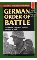 German Order of Battle, Volume 1