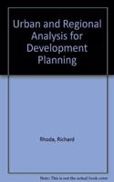 Urban And Regional Analysis For Development Planning