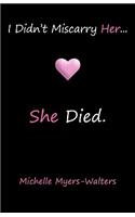 I Didn't Miscarry Her... She Died.