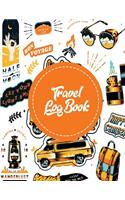 Travel Log Book: Journal for RV travel, camping, road trip diary memory/keepsake notebook with trip prompts....