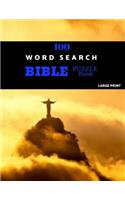 100 Word Search Bible Puzzle Book Large Print