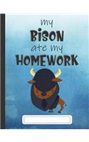 My Bison Ate My Homework