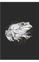 Frog Drawing: Frogs Notebook, Dotted Bullet (6 x 9 - 120 pages) Animal Themed Notebook for Daily Journal, Diary, and Gift
