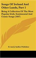 Songs Of Ireland And Other Lands, Part 1