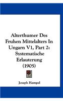 Alterthumer Des Fruhen Mittelalters in Ungarn V1, Part 2