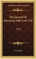 The Journal of American Folk-Lore V26