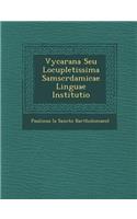 Vy Carana Seu Locupletissima Samscrdamicae Linguae Institutio