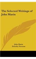 Selected Writings of John Marin